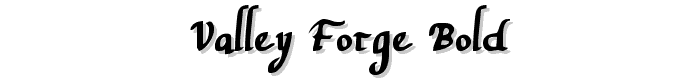 Valley Forge Bold font